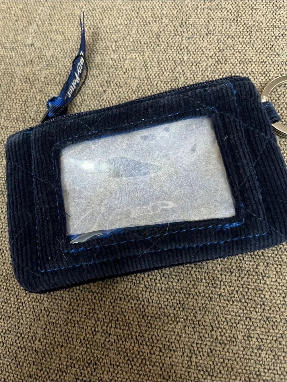 Vera Bradley Harry Potter Ravenclaw Zip Pouch Keyring
